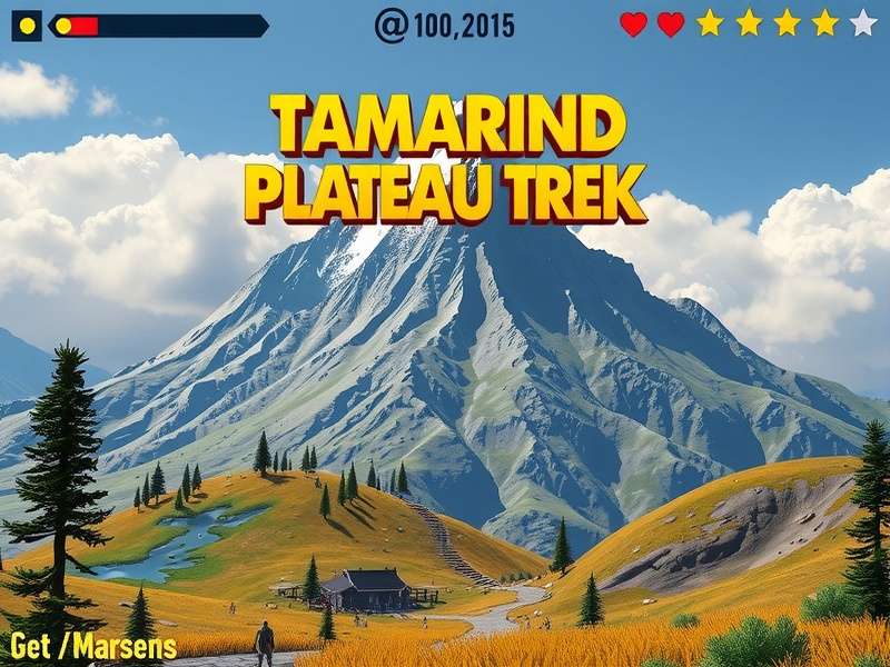 Tamarind Plateau Trek gameplay showing mountain landscape